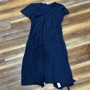 GAP Navy Midi Dress